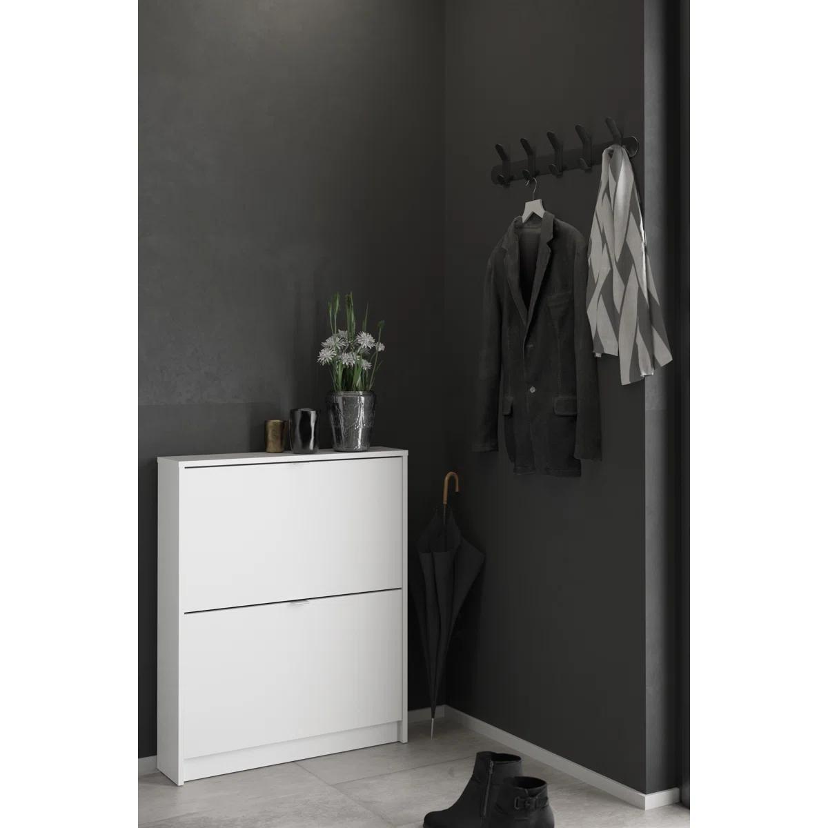 Aula 6-Pair Shoe Storage Cabinet – White 5