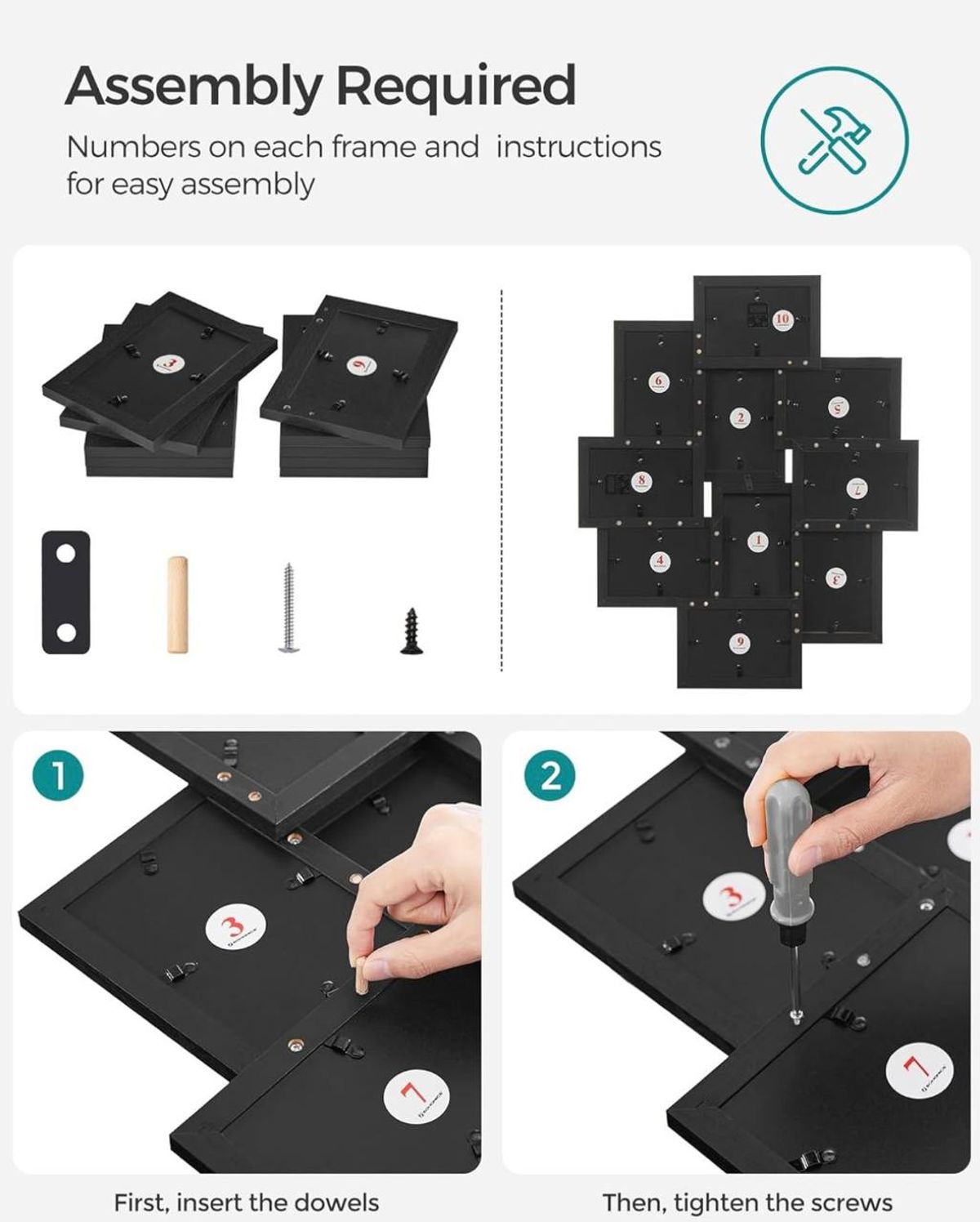 SONGMICS 4x6 Collage Picture Frames – 10 Pack | New in Box 4