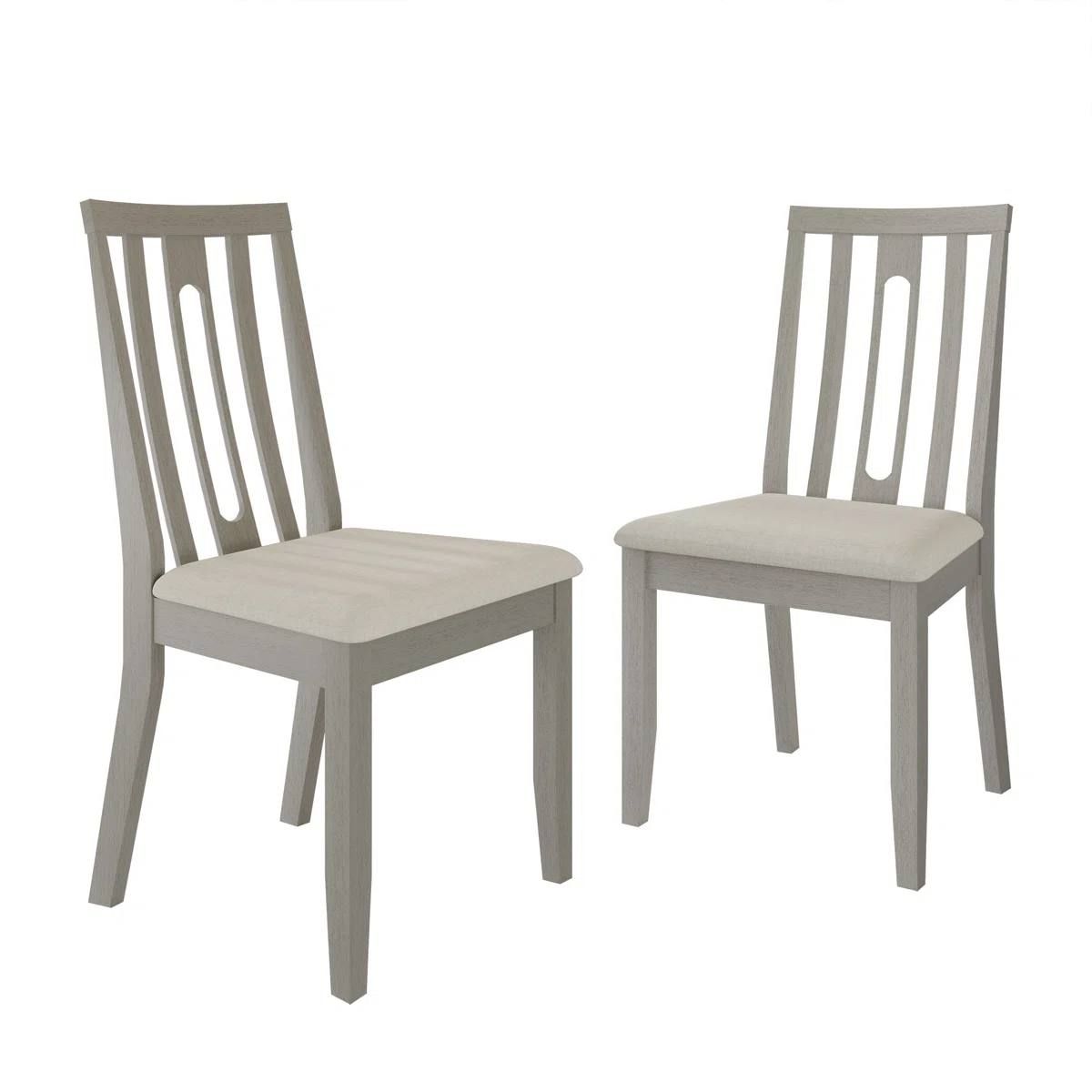 Ocossio Linen Upholstered Side Chair (Set of 4) 2