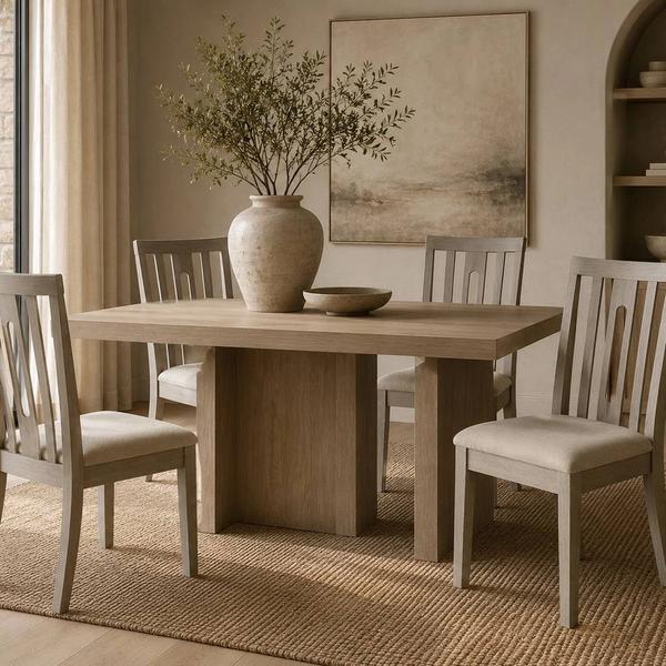 Ocossio Linen Upholstered Side Chair (Set of 4)