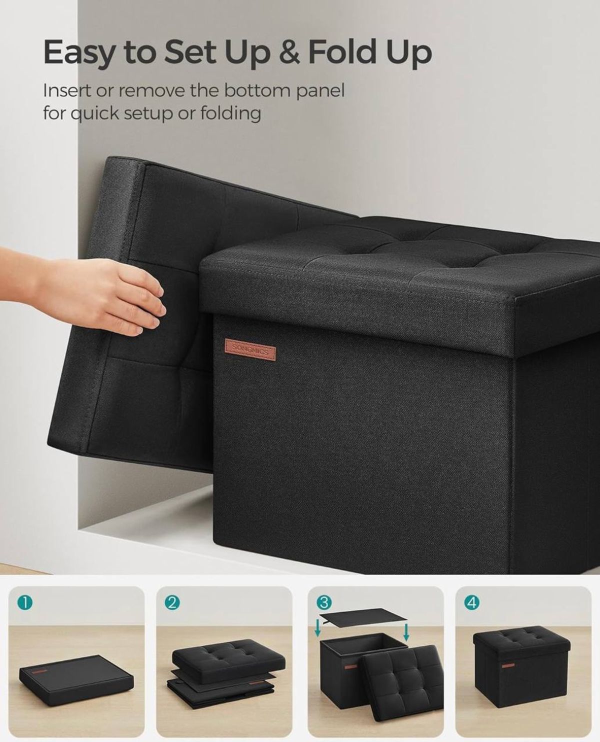 Storage Ottoman Bench LSF102B01 – New 2