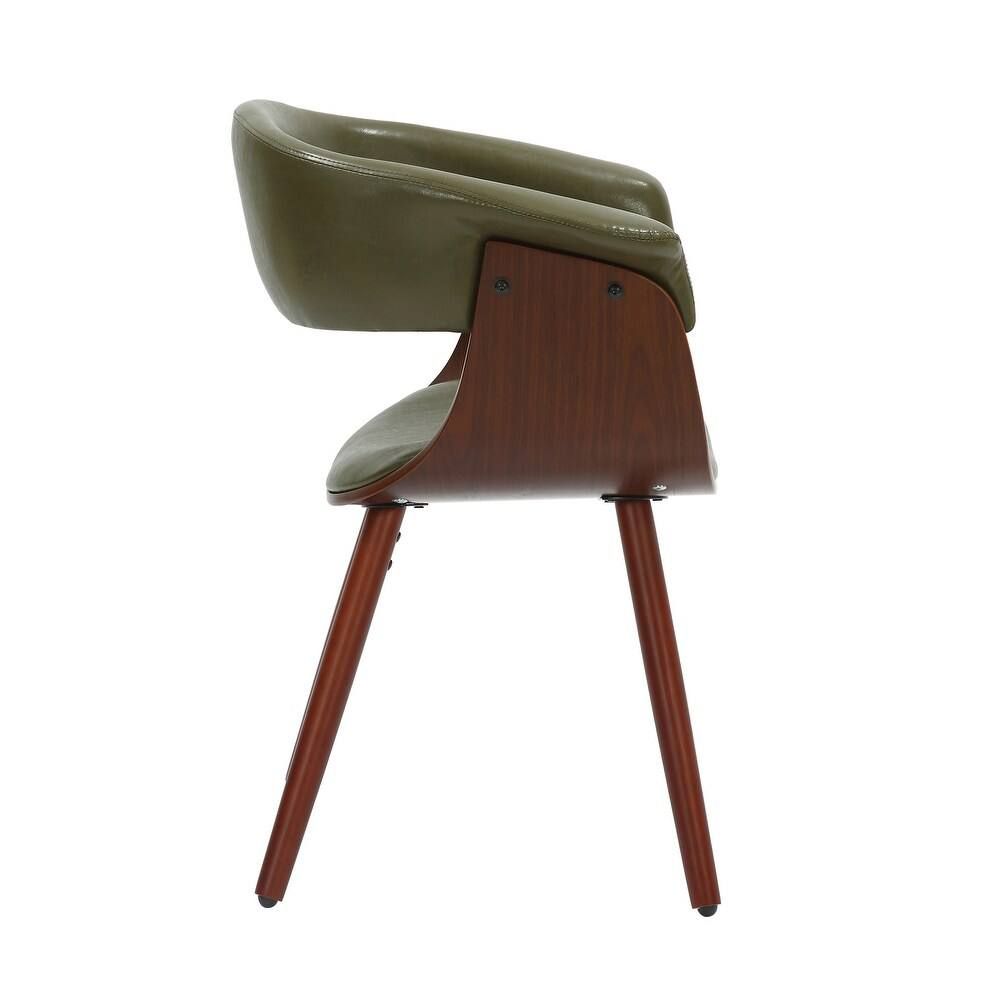 Porthos Home Zelda Dining Chair | Green Faux Leather | SKC038A GRN | Brand New 5