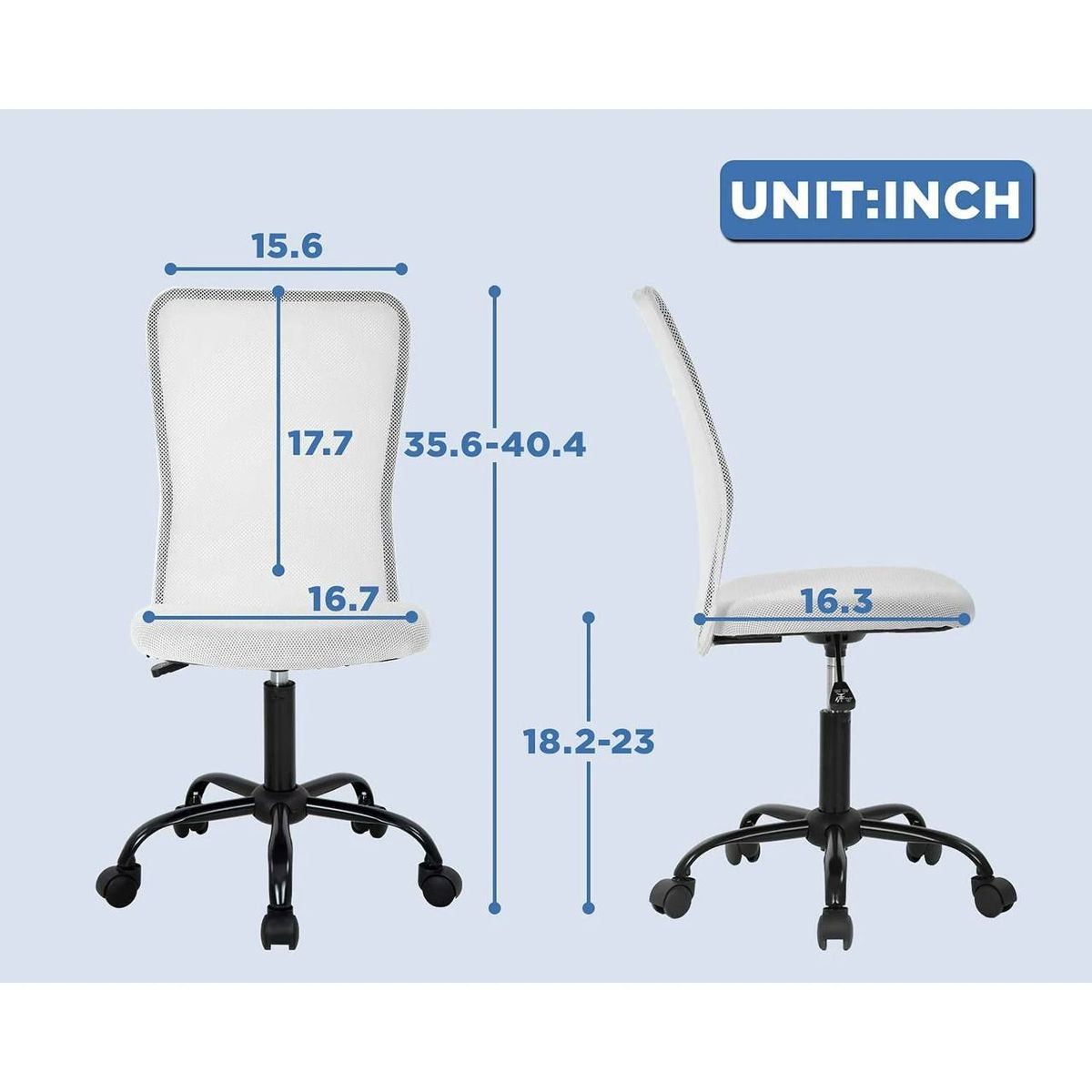 White Mesh Office Chair – New in Box – Ergonomic Desk Chair 4