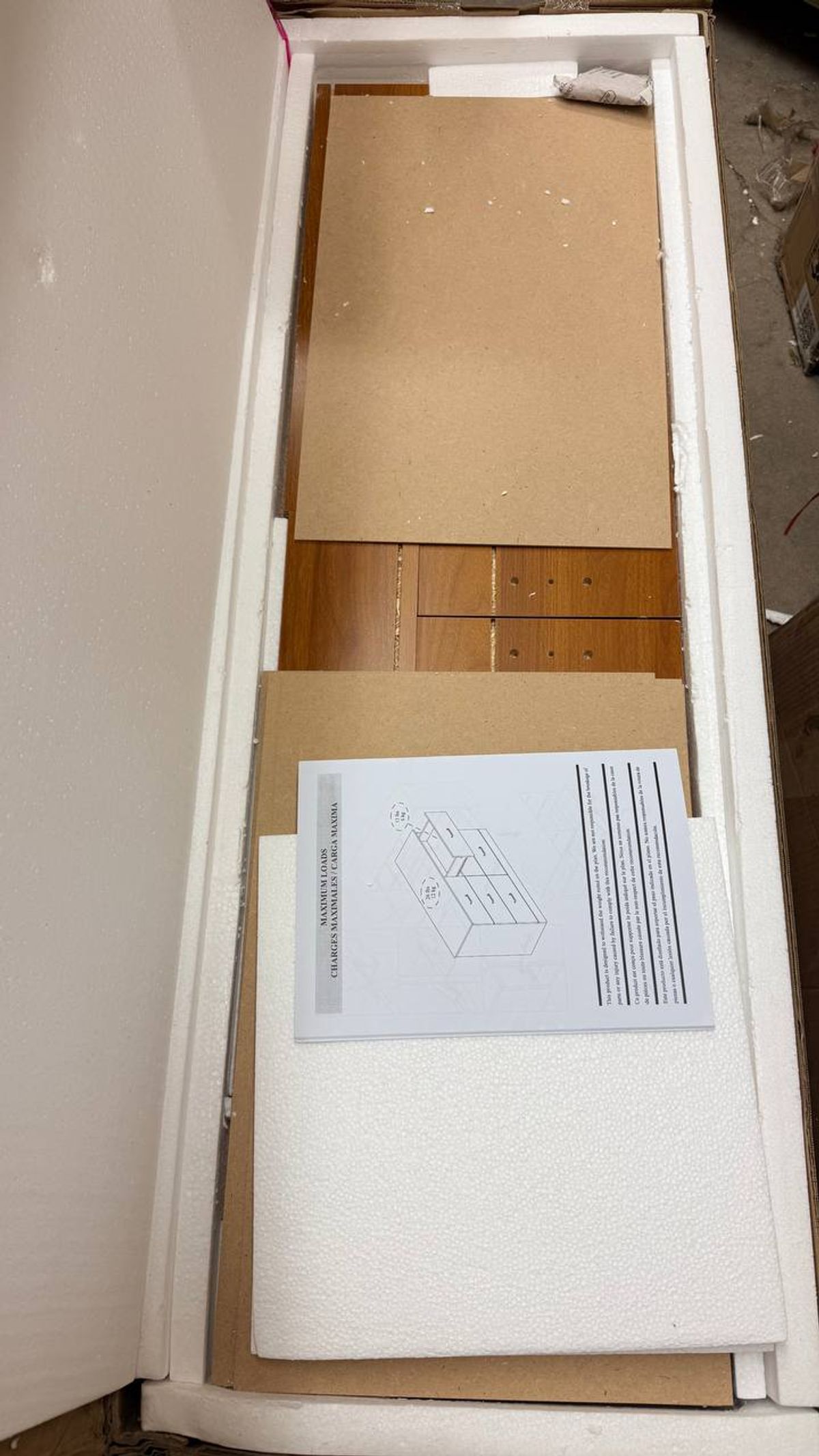 Allyannah 47” 6-Drawer Double Dresser – Amber Walnut | Brand New in Box 7