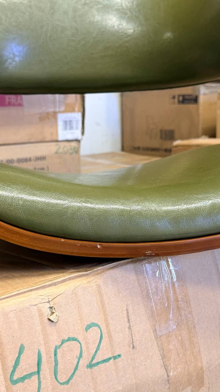 Porthos Home Zelda Dining Chair | Green Faux Leather | SKC038A GRN | Brand New 7