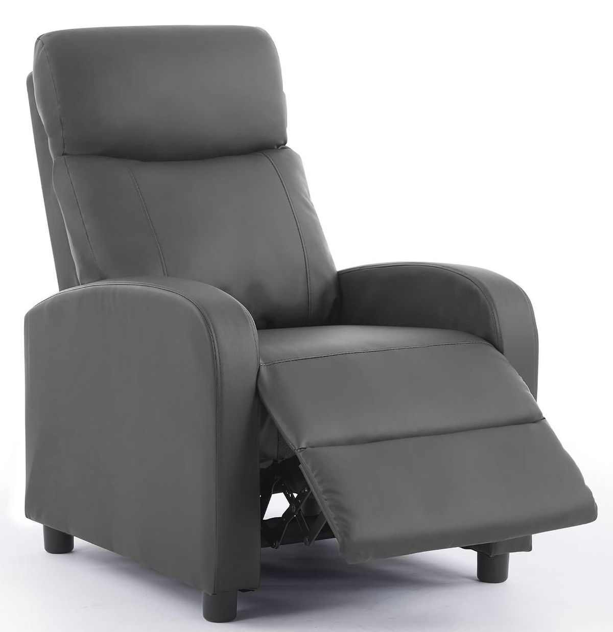 Korser Modern Leather Push-Back Recliner Chair 3