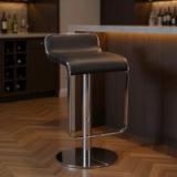 ZUO Equino Adjustable Bar Stool – Black 1