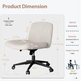 Criss-Cross Office Desk Chair with Wheels 3