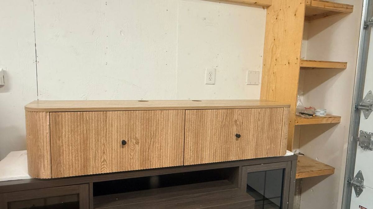  55” Floating TV Stand – Wall Mounted TV Console  7