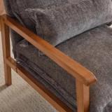 Masson Chenille Accent Chair | Grey Chenille | New in Box 7
