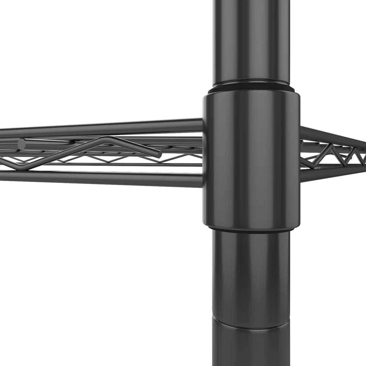 Augustine 6-Shelf Adjustable Storage Shelving Unit | Black | New in Box 7