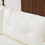 Corvo 61” Faux Leather Loveseat – White (UPH-LVST-BZSFX193WH-2) 5
