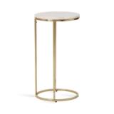 Vib Modern Gold End Table – Brand New in Box  3