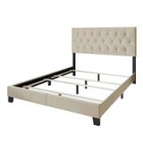 Ambrey Upholstered Queen Bed – Beige | Brand New in Box 2