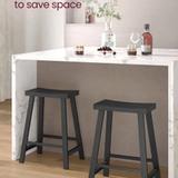 VASAGLE Bar Stools Set of 2 ULBC074B56 – Industrial Bar Chairs with Footrest NEW 4