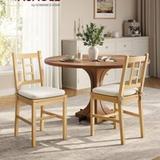 Wooden Dining Chairs – Set of 2 — Brand New, Never Assembled  1