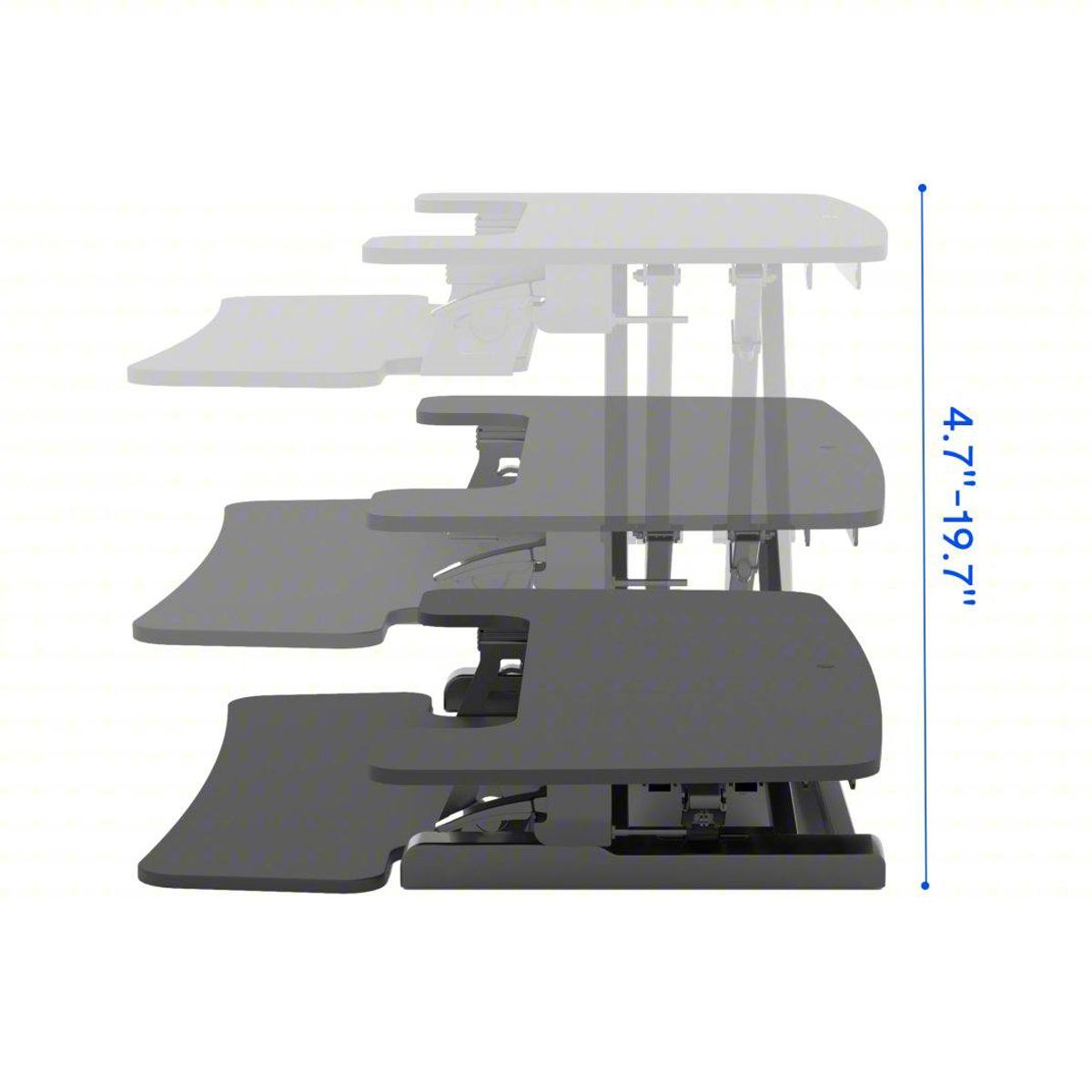 FLEXISPOT M7 Series 42” Standing Desk Converter (M7-E-42B) – Brand New in Box 4