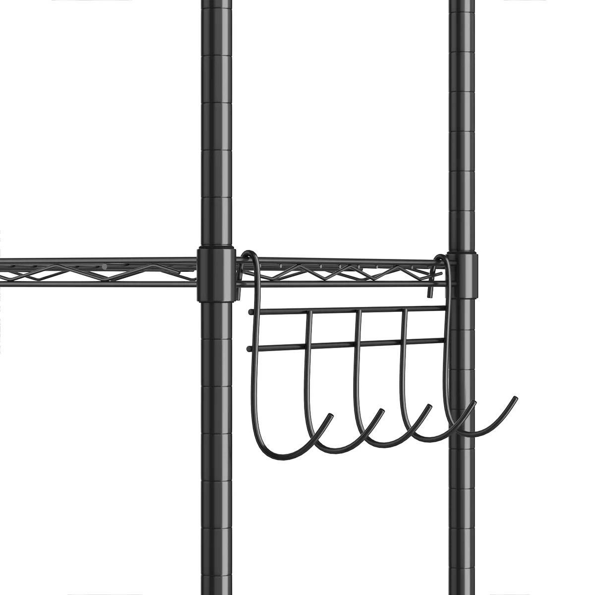 Augustine 6-Shelf Adjustable Storage Shelving Unit | Black | New in Box 8