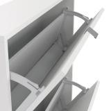 Aula 6-Pair Shoe Storage Cabinet – White 3