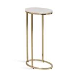 Vib Modern Gold End Table – Brand New in Box  1
