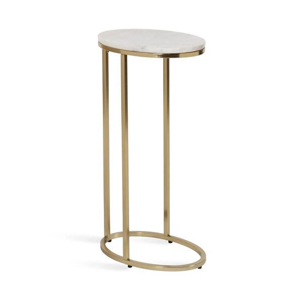 Vib Modern Gold End Table – Brand New in Box
