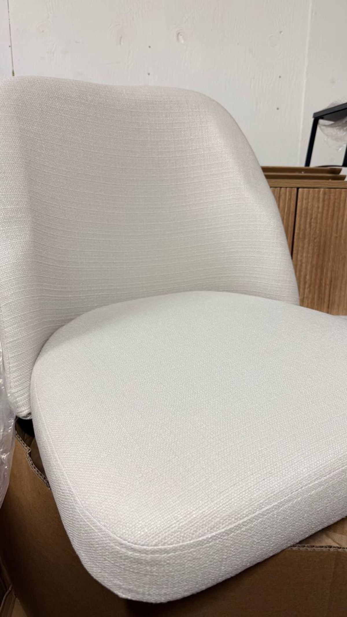 Bason Upholstered Dining Chairs — Set of 2 | Beige & Brown 8