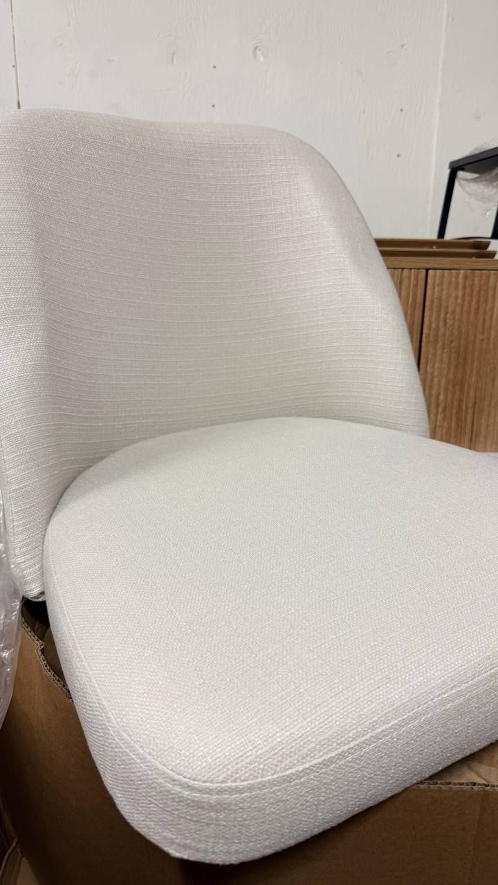 Bason Upholstered Dining Chairs — Set of 2 | Beige & Brown 8