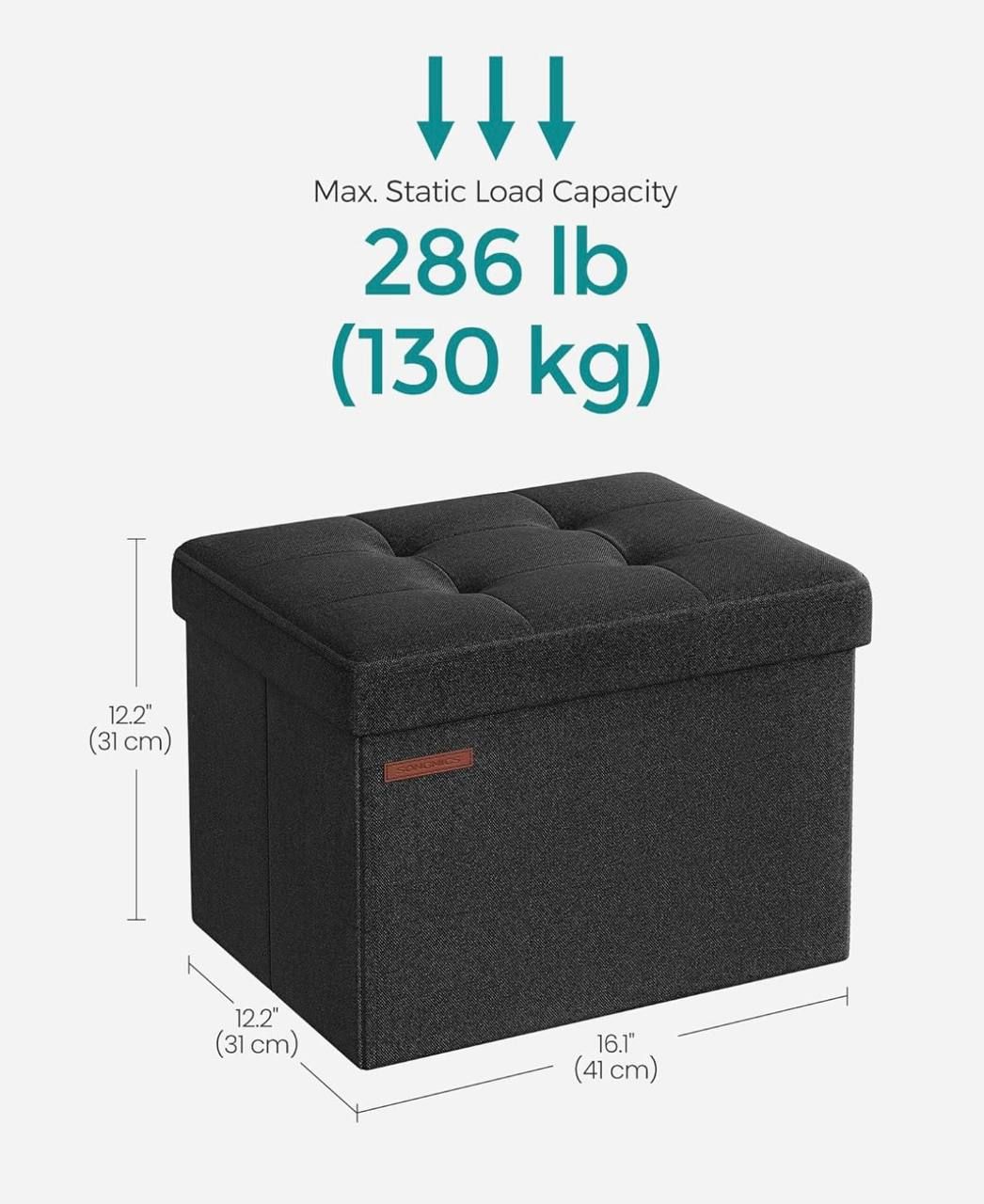Storage Ottoman Bench LSF102B01 – New 3