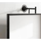 Dunnell Rectangle Pivot Bathroom Wall Mirror – Black 4