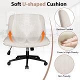 Criss-Cross Office Desk Chair with Wheels 5