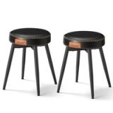 VASAGLE EKHO Dining Chairs / Stools Set of 2 – Black(New in Box) 3