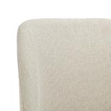 Bason Upholstered Dining Chairs — Set of 2 | Beige & Brown 6