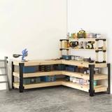  Fleximounts Custom L-Shaped Workbench & Shelving Frame – Model WB107B-L (NEW) 6
