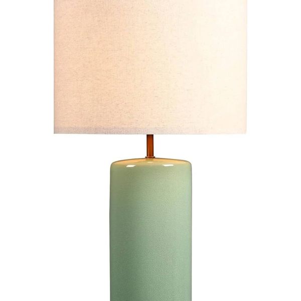 Classic Ceramic Cordless Table Lamp – Green | New in Box
