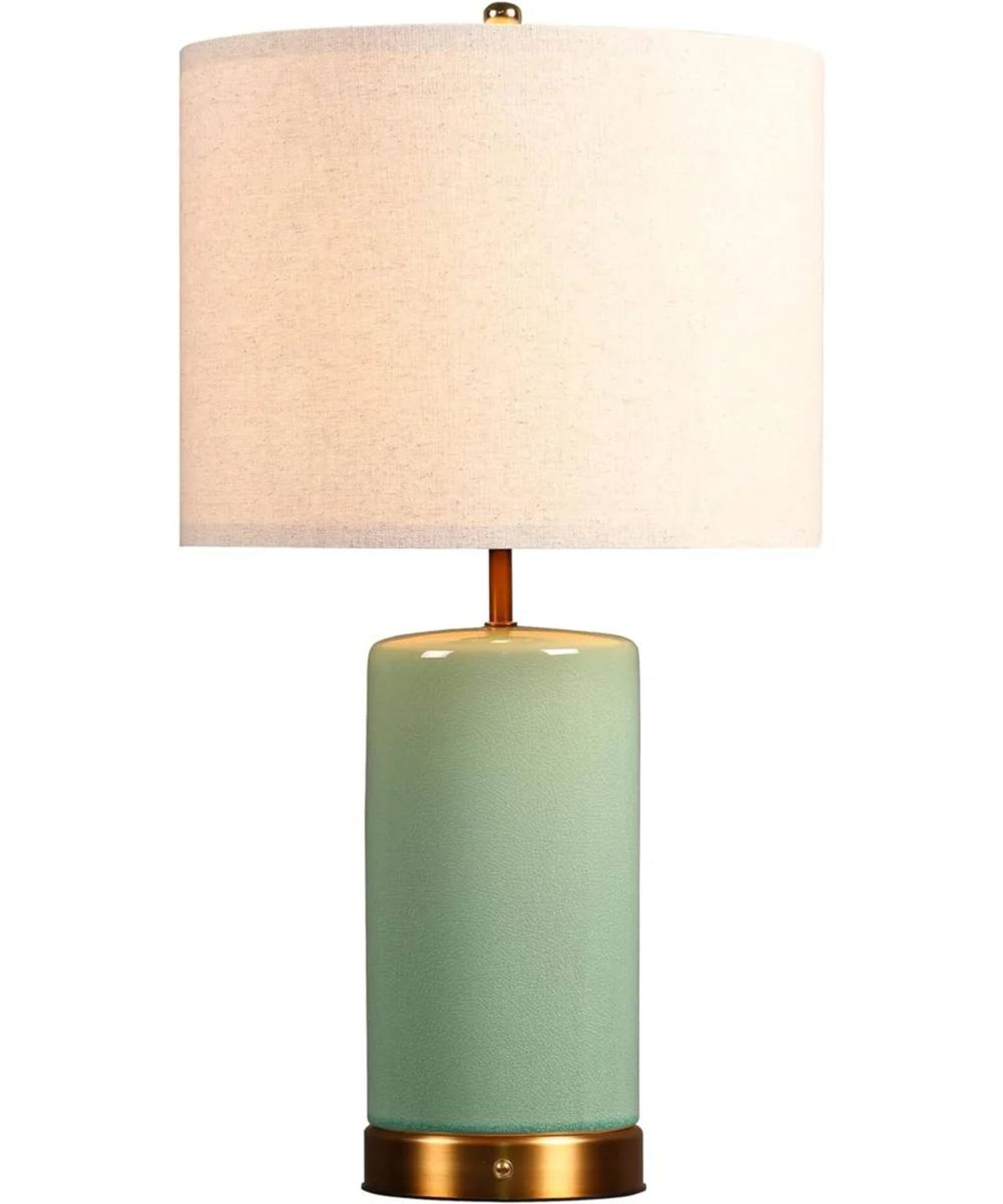 Classic Ceramic Cordless Table Lamp – Green | New in Box 2