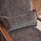 Masson Chenille Accent Chair | Grey Chenille | New in Box 2