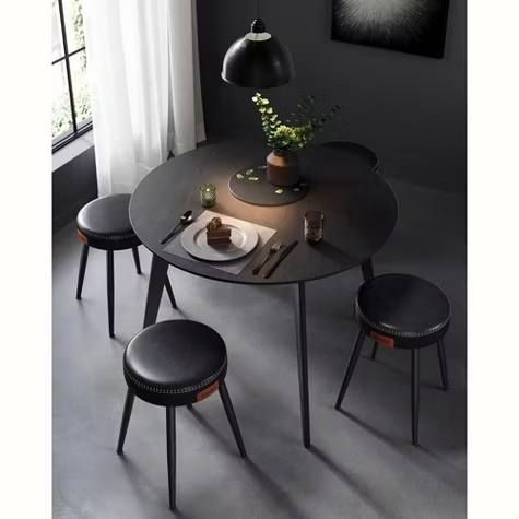 VASAGLE EKHO Dining Chairs / Stools Set of 2 – Black(New in Box) 6