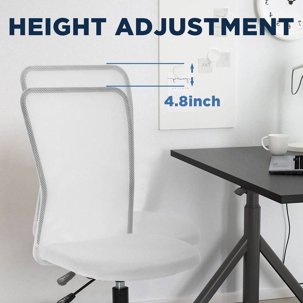White Mesh Office Chair – New in Box – Ergonomic Desk Chair 3