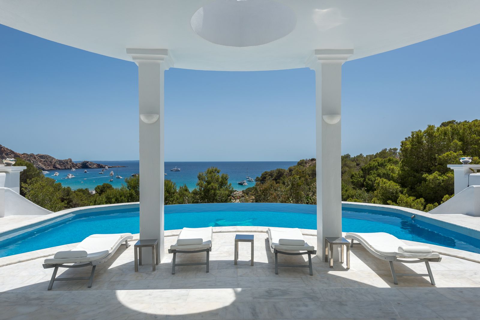 Coastal Villa Perched Above the Bay of Cala Jondal, Ibiza