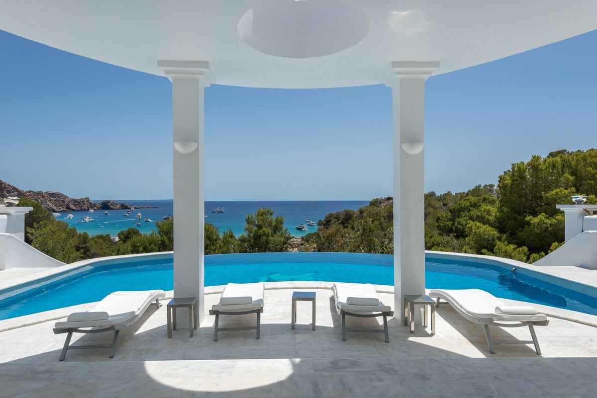 Coastal Villa Perched Above the Bay of Cala Jondal, Ibiza