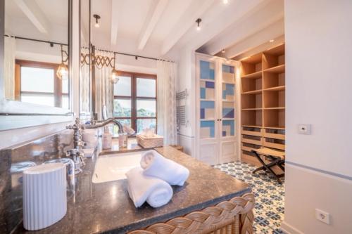 Lovely Design Villa in Tramuntana Mountains near Deia in Mallorca