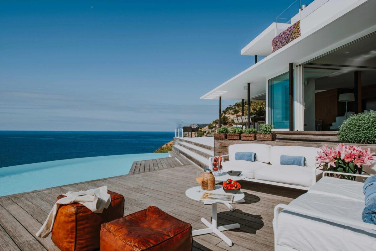 Exclusive Modern Beachfront Villa in Secure Private Community in Ibiza