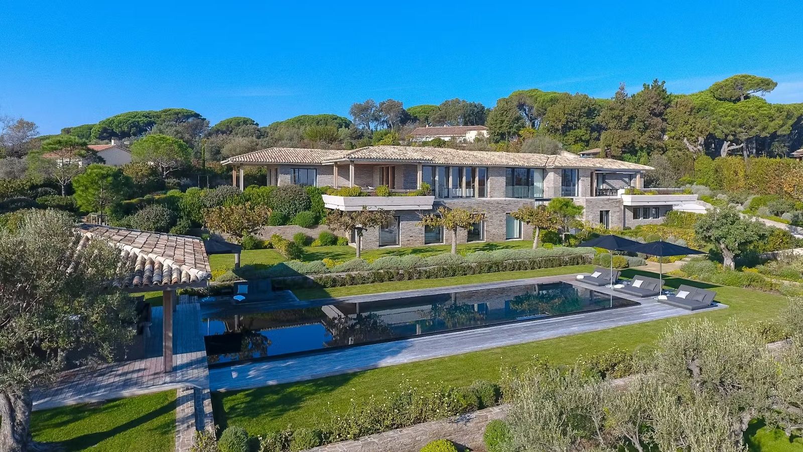 Panoramic Views of the Bay of Canoubiers, Saint-Tropez, France