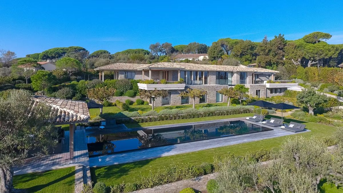 Panoramic Views of the Bay of Canoubiers, Saint-Tropez, France