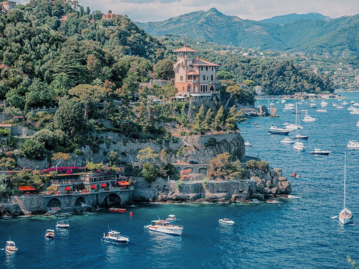 Masterfully Restored Gino Coppedè-Designed Historical Villa in Portofino, Italy