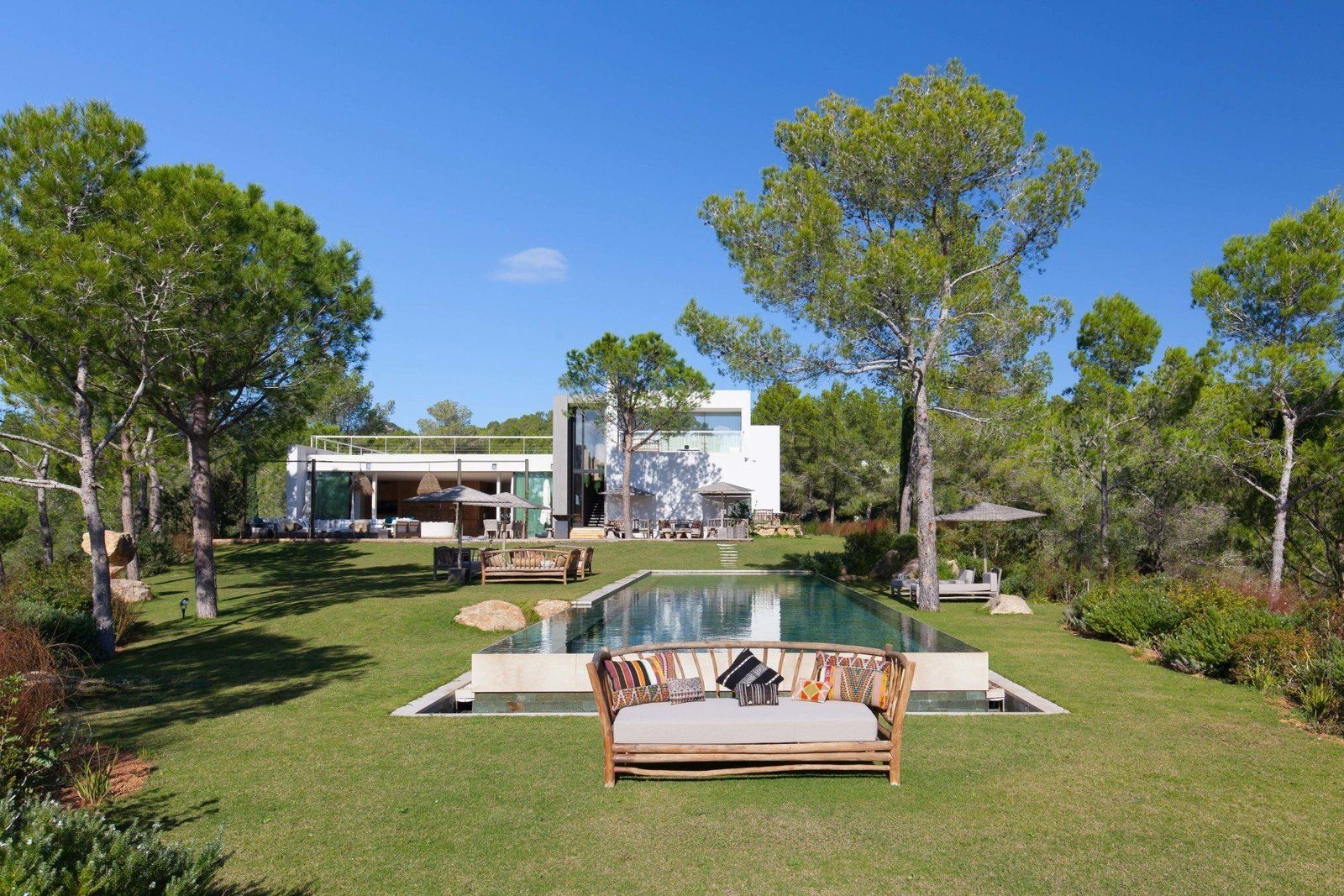 Newly Designed Luxury Villa with Panoramic Sea Views over Formentera in Cala Jondal, Ibiza