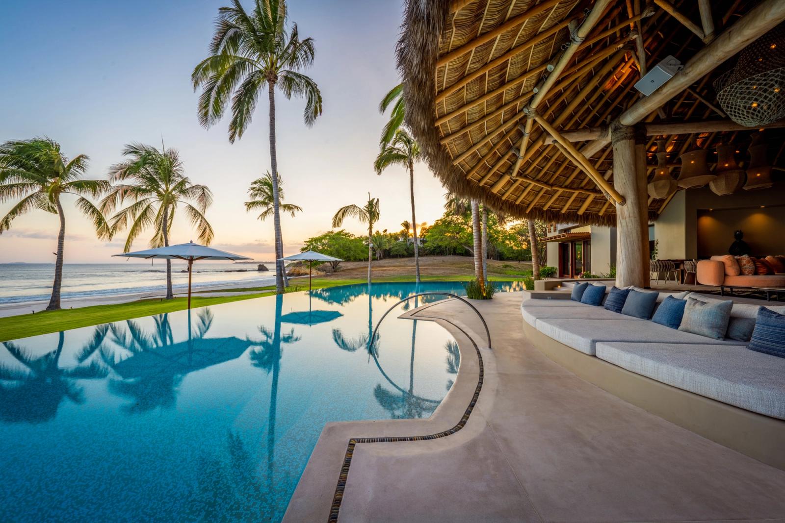 Luxuriously Cool Modern Beachfront Villa, Punta Mita, Mexico