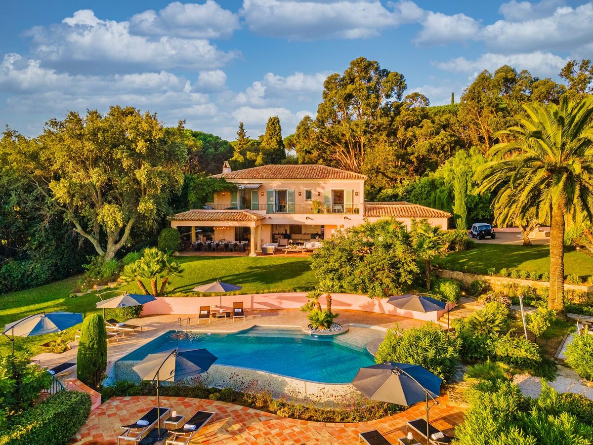 Authentic St Tropez Villa Overlooking the Baie des Canoubiers, France