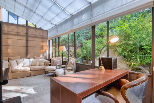 New Villa with Sunset Views in Saint Tropez Library Study