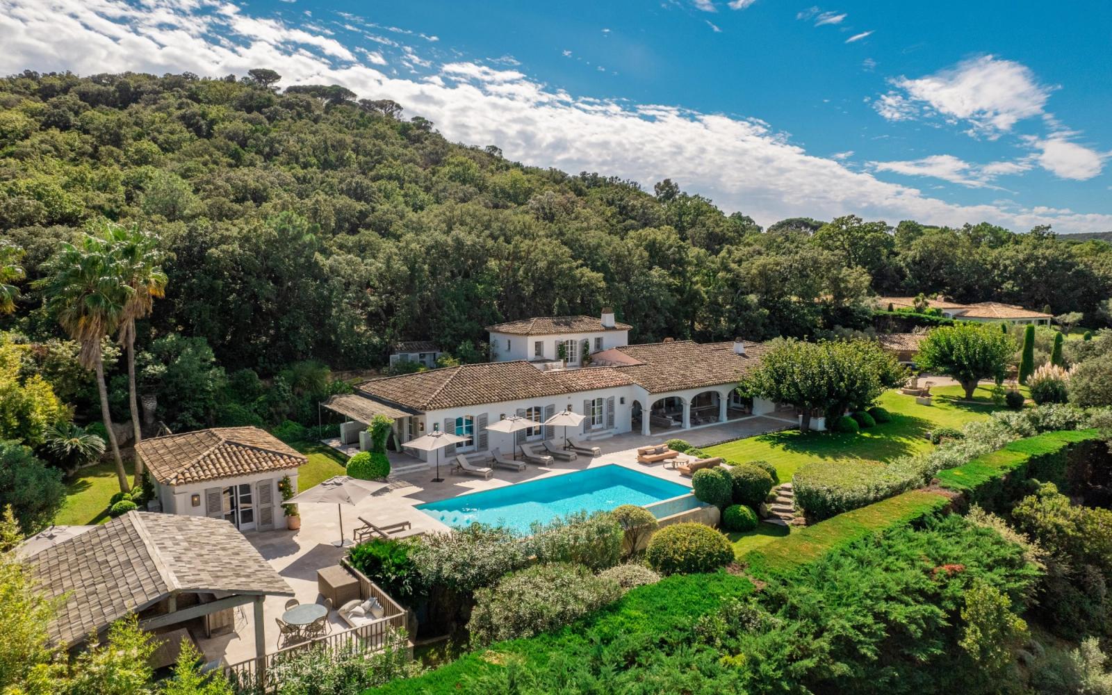 Elegant Villa Overlooking Saint-Tropez Town, Saint-Tropez, France